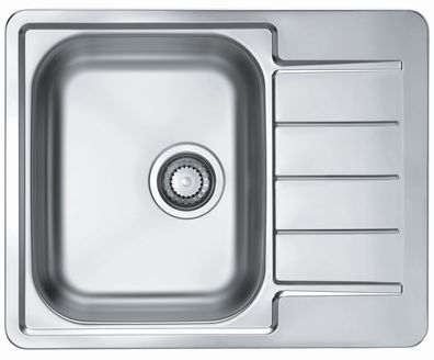 Küchenspüle 61,5x50cm Edelstahl Einbauspüle Line 110 Schrank ab 45 cm