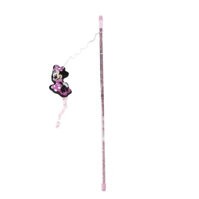 Disney Minnie Mouse Spielangel Katzenspielstab leichtes Haustier Zubehör