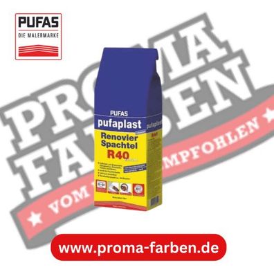 Pufas Renovier-Spachtel R40 5kg