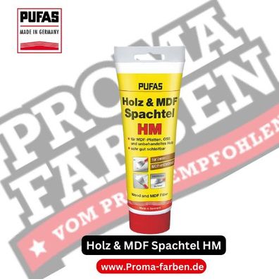 Pufas Holz und MDF Spachtel HM 400g