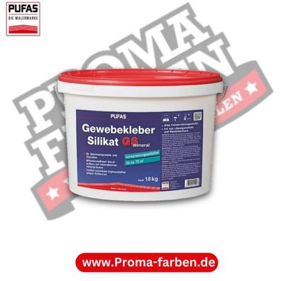 Pufas Gewebekleber Silikat GS mineral