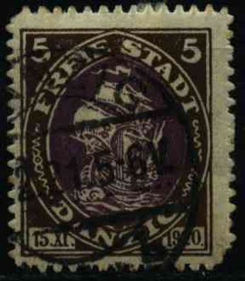 DANZIG 1921 Nr 53 gestempelt gepr. X0C57CE