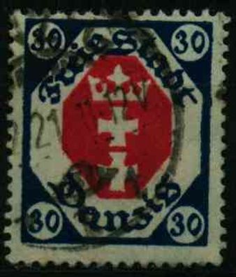 DANZIG 1921 Nr 78X gestempelt X0F404A
