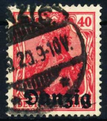 DANZIG 1920 Nr 6 gestempelt X4BD532