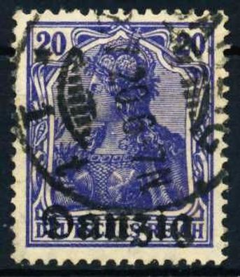 DANZIG 1920 Nr 4 gestempelt X4BD53A