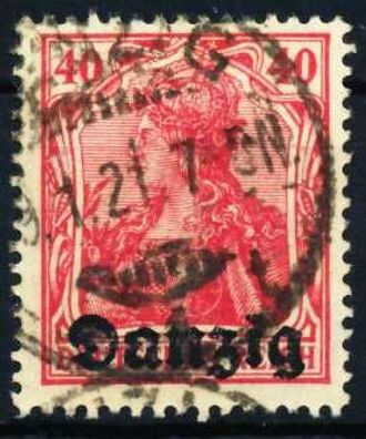 DANZIG 1920 Nr 6 gestempelt X4BD592