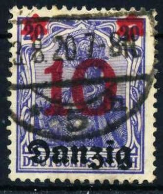 DANZIG 1920 Nr 17 gestempelt X4BD696
