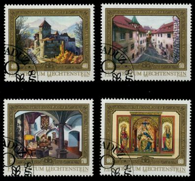 Liechtenstein 1978 Nr 706-709 gestempelt SB4E212