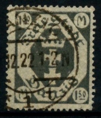 DANZIG 1922 Nr 103 zentrisch gestempelt X6D35FE