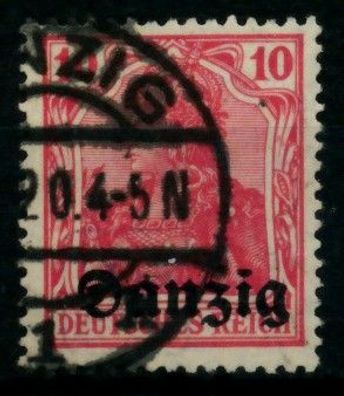 DANZIG 1920 Nr 2b gestempelt gepr. X6D36BA