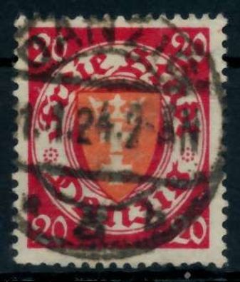 DANZIG 1924 Nr 196xa gestempelt X6D38E6