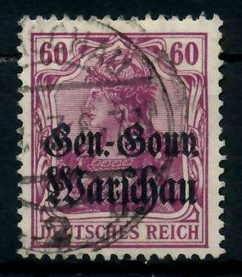 BES 1WK D-POST IN POLEN Nr 16b gestempelt X776A96