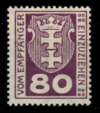 DANZIG Portomarken Nr 6b postfrisch X7DAB2A