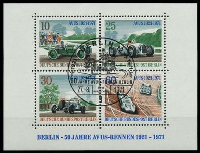 BERLIN BLOCK Kleinbogen Block 3 ESST X8943AE