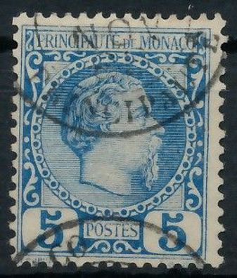 MONACO 1885 Nr 3 gestempelt X3AD7B6