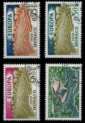 MONACO 1962 Nr 695-698 gestempelt X3B5DBE