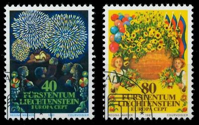 Liechtenstein 1981 Nr 764-765 gestempelt X5A9E92