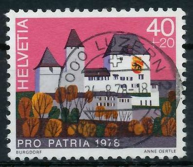 Schweiz PRO PATRIA Nr 1131 zentrisch gestempelt X6AA952