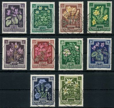 Österreich 1948 Nr 868-877 zentrisch gestempelt X75E4DA