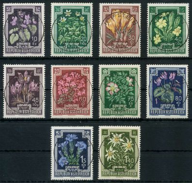 Österreich 1948 Nr 868-877 zentrisch gestempelt X75E4D6