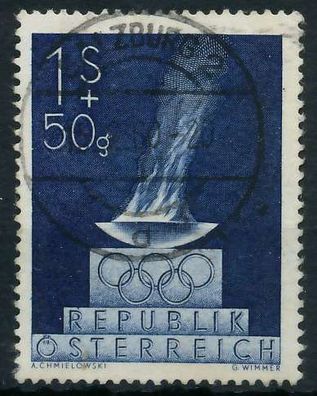 Österreich 1948 Nr 854 zentrisch gestempelt X75E532