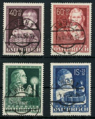 Österreich 1949 Nr 929-932 zentrisch gestempelt X75E56A