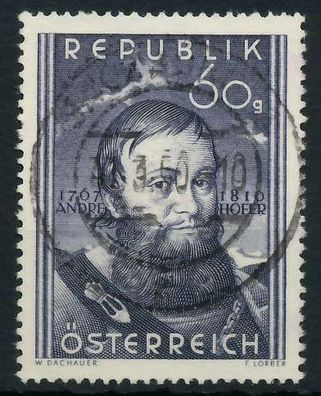 Österreich 1950 Nr 949 zentrisch gestempelt X75E5A6