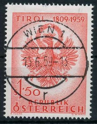 Österreich 1959 Nr 1067 zentrisch gestempelt X75E77E