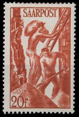 Saarland 1948 Nr 250 postfrisch X783F4E