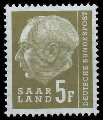 SAAR OPD 1957 Nr 411 postfrisch S3FD4BE