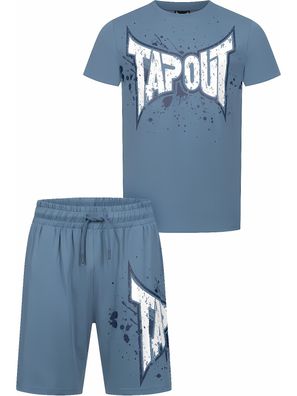 Tapout Dunlab Herren T-Shirt &amp; Shorts Set normale Passform