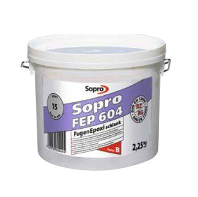 Sopro FugenEpoxi schlank FEP 604 Epoxidharz Ko.A Fugenmörtel Mörtel 2,25KG