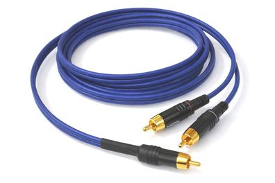Sommercable -Onyx 2025- HighEnd Cinch-Y-Kabel für Subwoofer - Blau