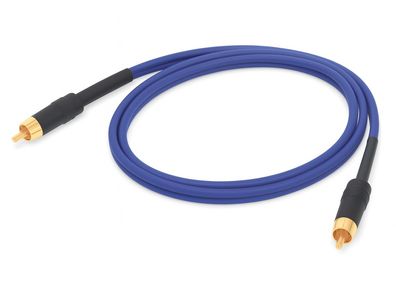 Sommercable -Onyx 2025- HighEnd Mono-Cinchkabel für Subwoofer - Blau
