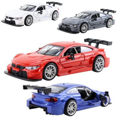 Modellauto BMW M4 DTM Rennfahrzeug Modell Spielzeugauto Sportwagen 13 cm