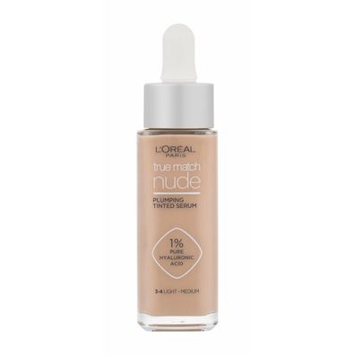 L'Oréal Paris Foundation Serum True Match 3-4 Hell-Mittel, 30 ml