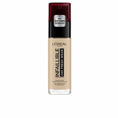 L'Oréal Paris Foundation Infaillible 32h Fresh Wear 130 True Beige, LSF 25, 30 ml