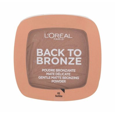 L'Oréal Paris Bronzer Back to Bronze Gentle Matte Bronzing Powder 02, 9 g