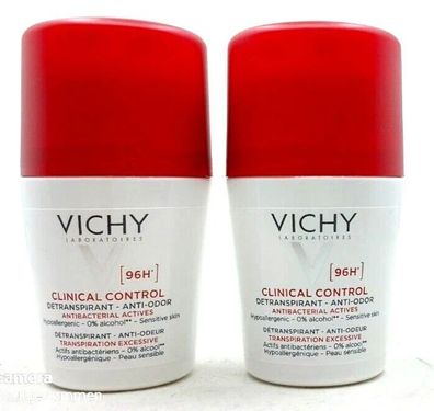 2 x VICHY DEO Clinical Control 96h Roll-on, 50 ml. 17627200