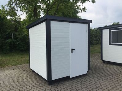 Toilettencontainer 2 x 2 Meter mit WC / Toilette und Dusche