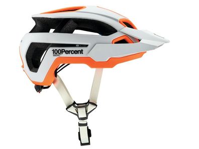 100% Altec helmet w/Fidlock L/XL Light Grey - leichter All-Mountain-Helm mit Smartsho