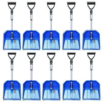 Schneeräumer Schneeschieber Schneeschaufel telescopic Nanga Eco schwarz x10