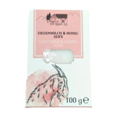 4,89 Euro pro 100g Ziegenmilch &amp; Honig Seife 100 g - Haut &amp; Haar