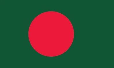 Bangladesch Flagge Aufkleber Sticker Fahne selbstklebend 5-60cm breit ES-FL-BGD