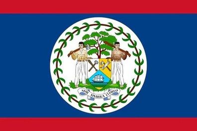 Belize Flagge Aufkleber Sticker Fahne selbstklebend 5-60cm breit ES-FL-BEL