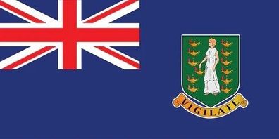 Britische Jungfernferninseln Flagge Aufkleber Sticker selbstklebend 5-60cm ES-FL-BRJ