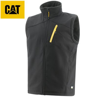 CAT Softshell Weste Essential Schwarz