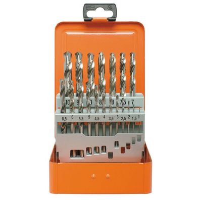 Projahn Bohrer-Kasette "ECO", 19 tlg., HSS-G, 1-10/0,5mm, Spiralbohrer kurz