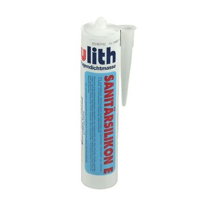 Ulith Silikon Essigvernetzend, Schimmelhemmend, weiss - 310 ml, Dichtmittel