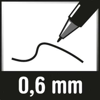 Faber-Castell Kugelschreiber Essentio Aluminium 148427 schwarz